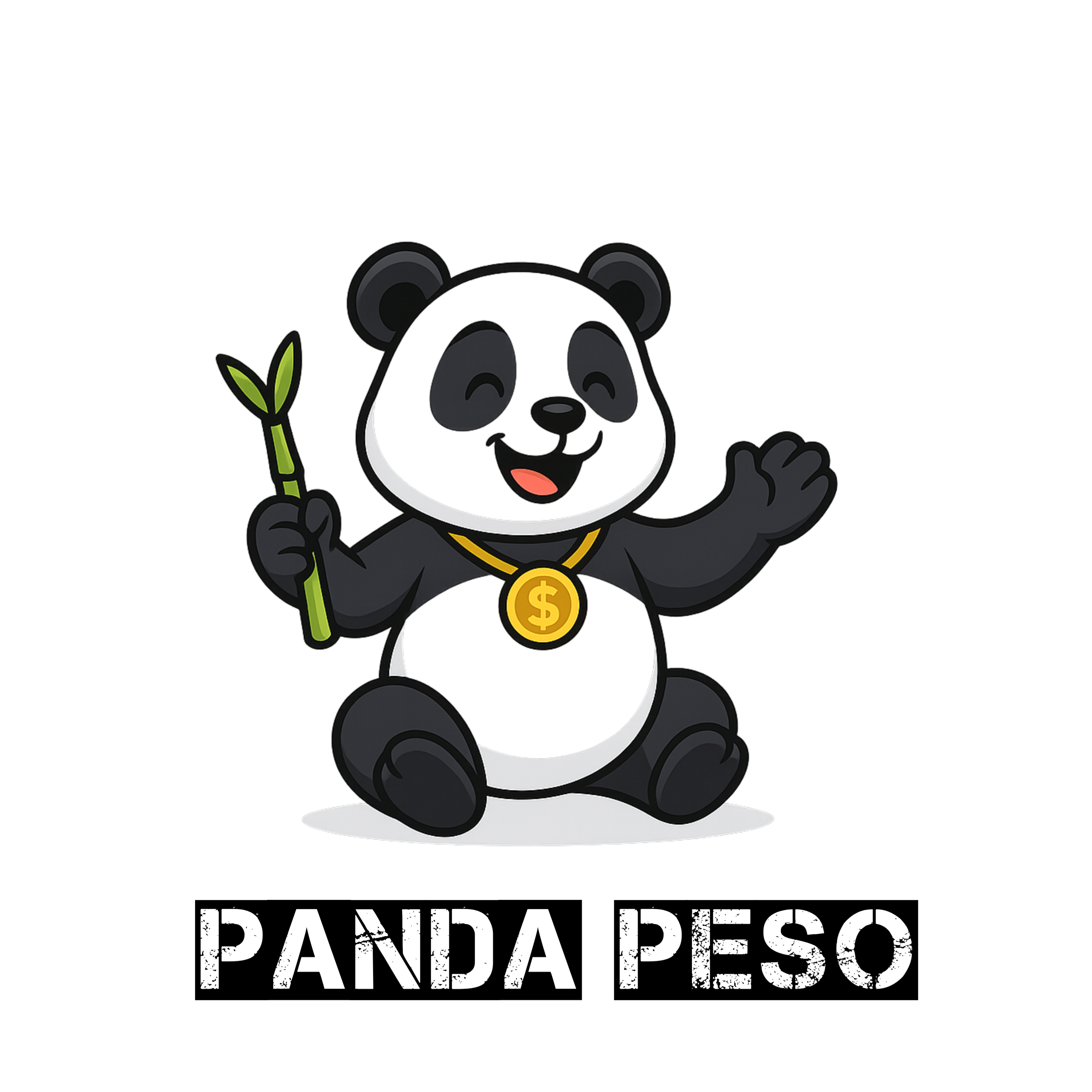 Panda waving